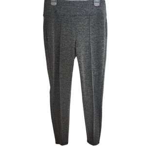 Nine West Women's Gray Legging Size Medium Stretch Knit Midrise Casual